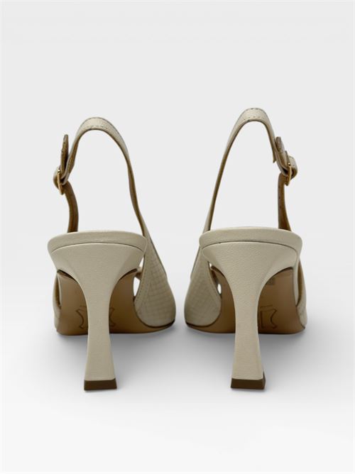 Décolleté Slingback Beige con Tacco  Scarpe da Donna Eleganti IL LACCIO | R1606INTAGLIATO+NAPPAMILK